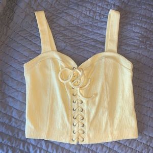 Light yellow tank top